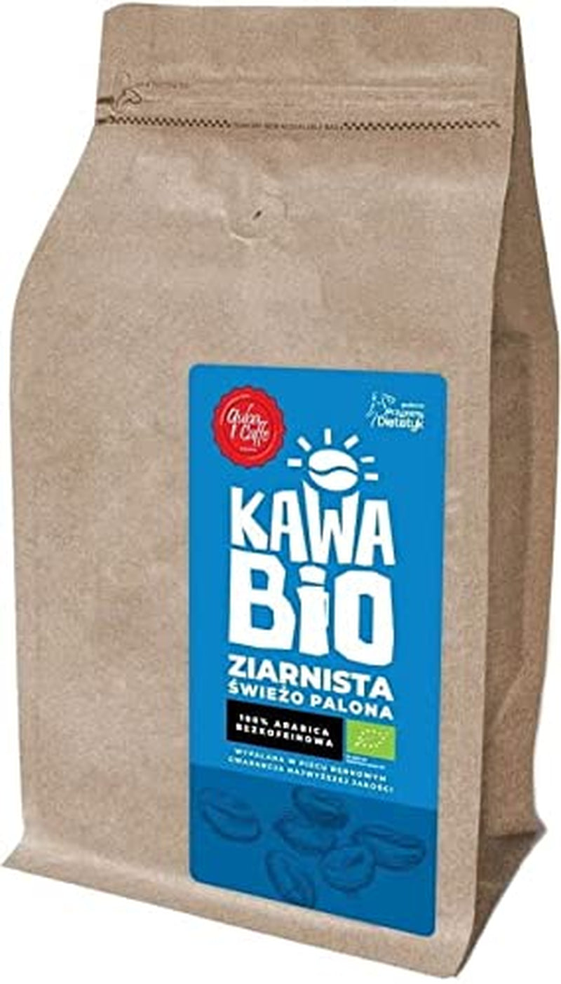 BOABE DE CAFEA ARABICA DECOFEINIZATE ORGANICĂ 250 g - QUBA CAFFE
