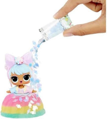 jajaja ¡Sorpresa! Mix & Make Birthday Cake Tots - Con muñeca coleccionable, vestido de pastel DIY, "hornear" y decorar el pastel, ingredientes y chispas de brillo - Muñeca con vestido de pastel - Ideal para niñas a partir de 3 años Naty Shop Dolls