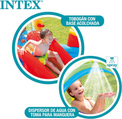 Centro de juegos Intex Rainbow Ring - Piscina elevada para niños - Piscina para niños - 297 x 193 x 135 cm - Para mayores de 3 años 57453NP Multicolor 297x193x135 cm