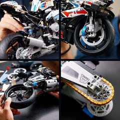 LEGO Technic Modelo de motocicleta BMW M 1000 RR, kit de modelo para adultos, set como regalo artesanal para hombres y mujeres, decoración del hogar o la oficina, 42130 Kits de construcción Besuche den LEGO-Store