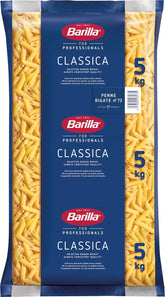 Penne Rigate Barilla pasta de trigo duro n. 73 – Paquete de 1 (1x5kg)