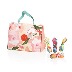 Caja regalo con ovetti di cioccolato colección Camelia 200 g