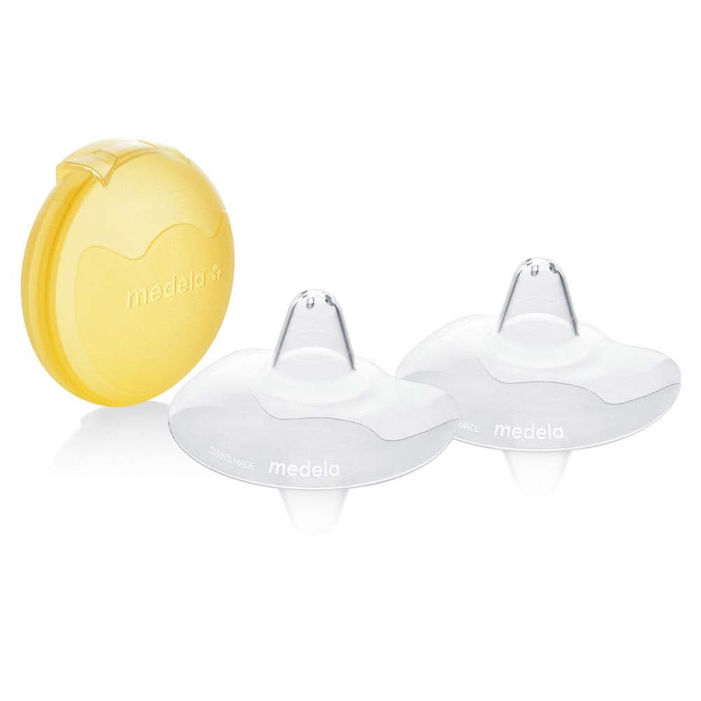 Medela Contact Brusthütchen – Bpa-Frei – Aus Ultradünnem, Weichem Silikon – Inklusive 2 Brusthütchen Und Etui – 20 mm, Mediano Accesorios Alimentación y Lactancia Baby Naty Shop M