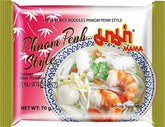 Fideos de arroz instantáneos MAMA Phnom Penh - Fideos de arroz instantáneos estilo oriental - Auténtica cocina tailandesa - 12 x 70 g