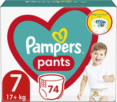 Pampers (versión clásica), pantalón niño/niña 7 74 uds Madre e Hijo Naty Shop 7 (74 uds)