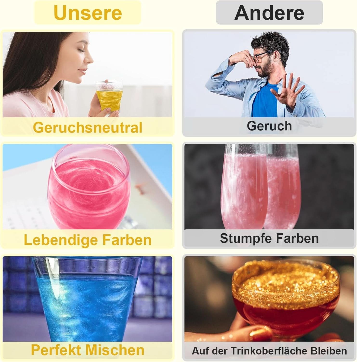 Glitter comestibil, 5 grame Glitter Naty Shop