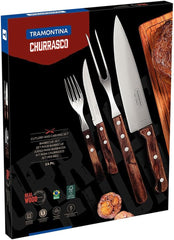 Juego de Cubiertos Grill Tramontina de Acero Inoxidable 14 Piezas Cubiertos para Carne Juego Grill Cocina Naty Shop