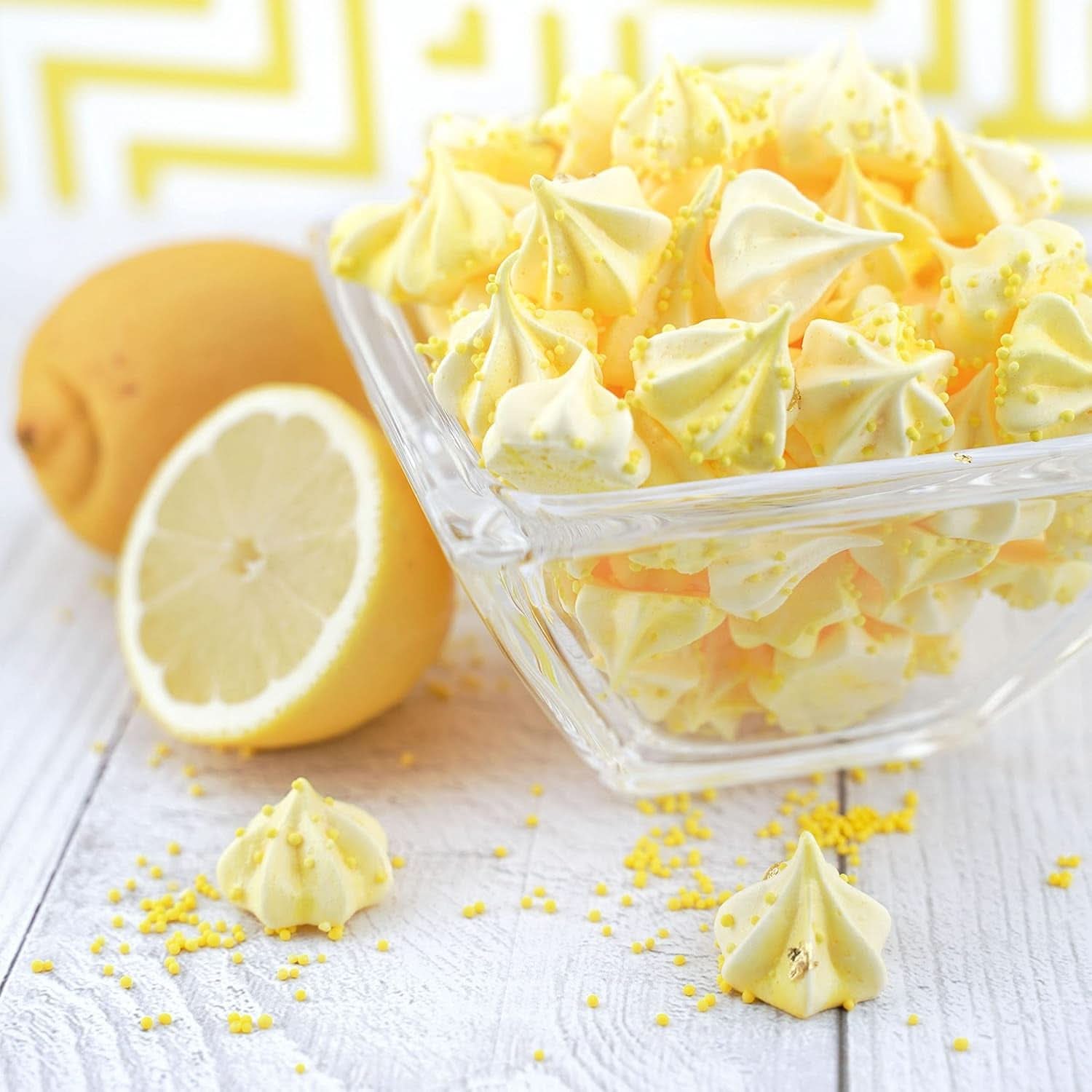 Günthart Backdecor 20 grame, Galben, ideal pentru colorarea glazurii Sprinkles Naty Shop