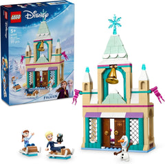 LEGO Ç€ Castillo Arendelle de Frozen de Disney, juguete de princesa con minimuñecas ELSA, Anna y Olaf y una figura de pingüino, juego de fantasía, regalo para niñas de 5 años 43265 Juegos de construcción Besuche den LEGO-Store Default Title