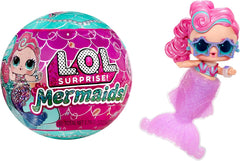 JAJAJA. ¡Sorpresa! Mermaids Tots - Mini muñecas de moda con colas que cambian de color - Adecuadas para coleccionistas, niñas y niños mayores de 4 años Naty Shop Dolls Default Title