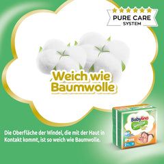 Pañales para bebés sensibles, talla 2, mini (3-6 kg), 192 pañales