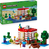 LEGO Minecraft Das TNT-Dschungelhaus - Gamer Spielzeug für Kinder - Interaktives Spielset mit Boot, Steve-, Creeper- und Zombie Minifiguren - Gaming Geschenk für Mädchen & Jungen ab 8 Jahren - 21275