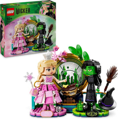 LEGO Wicked Elphaba y Glinda Dolls - Juguete de figuras coleccionables de las Brujas de Oz - Regalo creativo para niñas mayores de 10 años y fanáticos del cine - 75682 Juegos de construcción Besuche den LEGO-Store Default Title