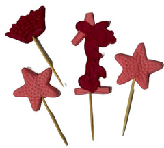 Decoración de azúcar comestible, Número 1, rosa/fucsia Decoraciones de Sugar Paste Nati Shop