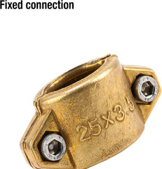 Cleme de furtun Gardena: Clemă de furtun din alamă pentru atașarea furtunurilor de aspirație sau de înaltă presiune, potrivite pentru furtunuri de 25 mm (1 inch) (7211-20)