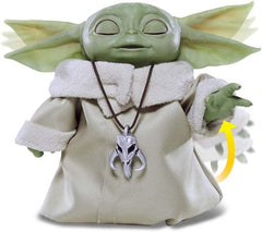 Star Wars Hasbro Gaming the Child Electronic Edition cu peste 25 de combinații de sunet și mișcare, jucăria Mandalorian Action figures Naty Shop Singur Copil animatronic Yoda