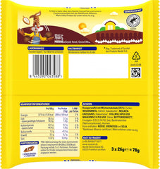 Nestlé Crunchy Waffle Delicious Milk Chocolate Waffle Bar Multi Pack 1 paquete (3x26g cada uno)