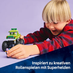 LEGO ǀ Marvel Camión Hulk Vs. Thanos - Kreatives Superhelden Spielzeug - Avengers Fahrzeug und Minifiguren - Monstertruck für Spielspaß - Geschenk für Jungen und Mädchen ab 7 Jahren - 76312