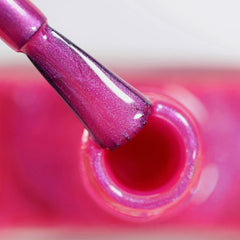 Esmalte de uñas HÍBRIDO alessandro Pink Melon - tono rosa vibrante con finas partículas de brillo - Uñas perfectas en solo 3 pasos, sin LED - ¡dura hasta 10 días! 8ml