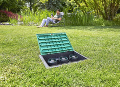 Manșon de conectare Gardena, scurt: Cuplaj pentru conectare sigură a cutiei de valve, potrivit pentru cutiile de valve V1 și V3, accesoriu original Gardena (5319-20)