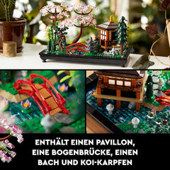 Lego Icons Garden Of Silence - Set de jardín botánico zen para adultos con flores de loto - Decoración de escritorio personalizable de inspiración japonesa - Regalo para mujeres y hombres 10315 Juegos de construcción Besuche den LEGO-Store