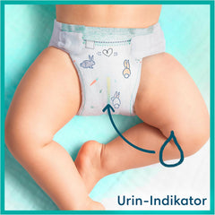 Pañales Pampers para bebé, tamaño 2 (4-8 kg), Harmony, caja de media luna, protección suave para la piel e ingredientes herbales, 240 unidades