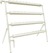 Sistema hidropónico, kit de cultivo hidropónico en torre, soporte para macetero de 4 niveles con 36 agujeros para plantar, sistemas de cultivo de plantas sin suelo para jardín, oficina y otros espacios interiores y exteriores