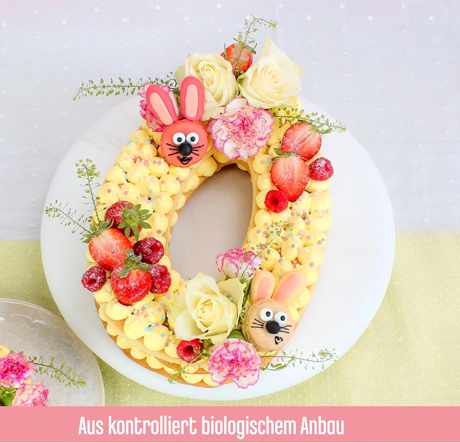 DECOCINO Organic Sprinkle Pearls - 60 grame - Sprinkles din dextroză organică Sprinkles Naty Shop