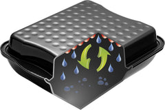 Dr. Oetker Maxi-Bräter Mit Deckel BACK-IDEE KREATIV, Brat- Und Auflaufform Aus Hochwertigem Stahlblech Mit Emaillierung, Eckige Form, Schnitt- Und Kratzfest - Spülmaschinengeeignet in Schwarz Moldes y bandejas para repostería Naty Shop