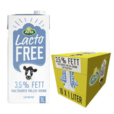 Arla LactoFREE Laktosefreie Haltbare Milch 3,5% Fett | 10x1L | echter Milchgeschmack, weniger süß | rico en calcio y vitamina B12
