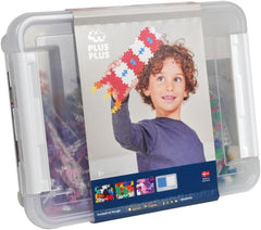 Plus-Plus 9603406 Kreativ-Bausteine Box, Geniales Konstruktionsspielzeug, 2400 Teile