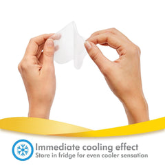 Compresas de hidrogel Medela - alivio y enfriamiento inmediato para pezones doloridos - reutilizables - paquete de 4 compresas esterilizadas envueltas individualmente Accesorios Alimentación y Lactancia Bebe Naty Shop