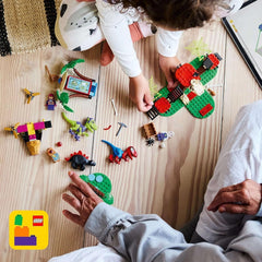 LEGO Marvel Enfrentamiento en la Casa del Árbol: Spidey-Rex vs. Gobby-Raptor, Set de construcción y juego de dinosaurios, Dinosaurio de juguete de regalo para niños y niñas mayores de 4 años, Spidey y sus superamigos 11200 Juegos de construcción Besuche den LEGO-Store