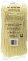 Tăiței de orez – thailandezi, tăiței panglică de orez cu lățimea de 3 mm, preparați din făină de orez – 17 x 400 g