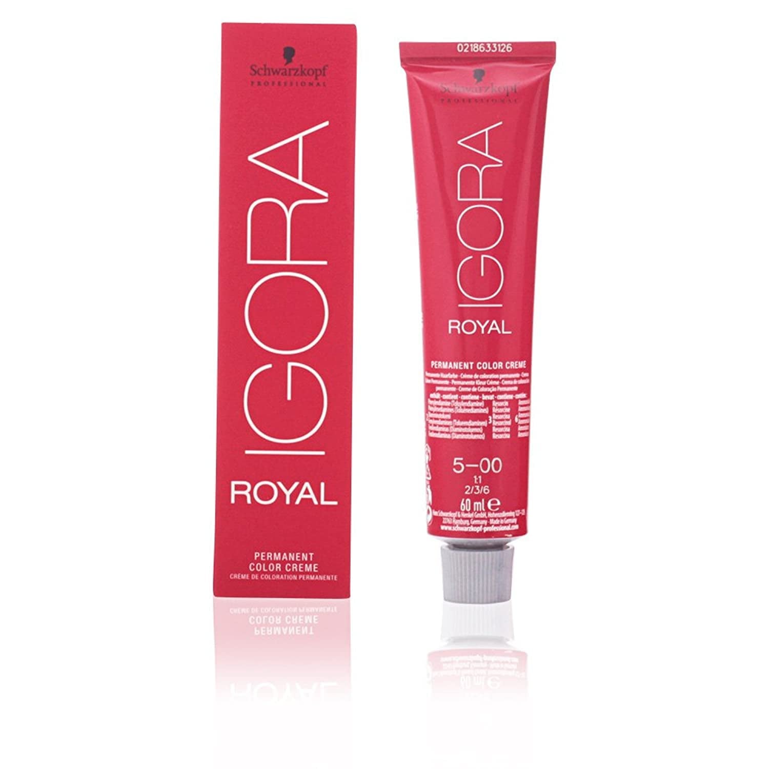 Schwarzkopf Igora Royal Premium Colorant pentru păr 60 g Vopsea pentru par Naty Shop 5-00 1 bucată (pachet de 1)