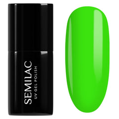 Oja UV Semilac Hybrid 447 Loco Lime 7ml Colecția Neonz