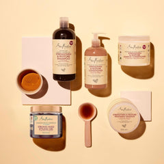SheaMoisture Jamaican Black Castor Oil mască de păr fără silicon și sulfați Mască de tratament pentru păr Strength&Restore pentru păr natural, prelucrat chimic sau coafat cu căldură 355 ml Masca de par Naty Shop