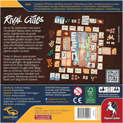 Pegasus Spiele Ciudades rivales (juegos de impresión profunda), Braun
