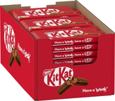 Barras de chocolate Nestlé KitKat Classic Barras de oblea crujientes de chocolate con leche, paquete de 24 (24 x 41,5 g)