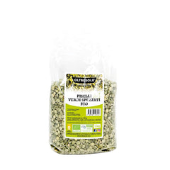 Guisantes verdes partidos orgánicos 1 kg, legumbres orgánicas secas sin cáscara y partidas, no requiere remojo, fuente de proteínas, ideal para sopas, paquete familiar ideal