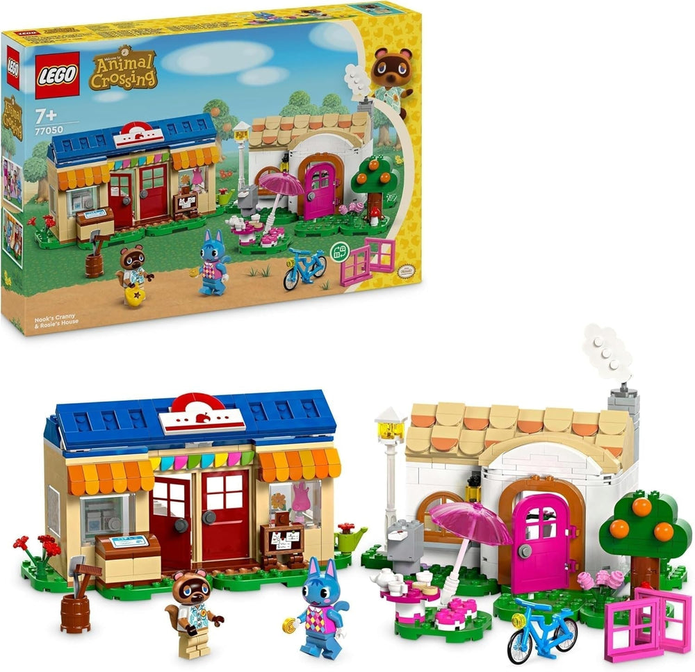 Set LEGO Animal Crossing Nook's Shop y Sophie's House, juguete creativo para niños con 2 minifiguras de la serie de videojuegos, regalo para niñas y niños a partir de 7 años 77050 Juegos de construcción Besuche den LEGO-Store Single