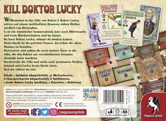 Pegasus Spiele 51797G Mata al Doctor Lucky, blanco
