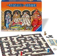 Ravensburger 22474 Maze Masters: la versión maestra del loco laberinto para 2-4 jugadores a partir de 9 años