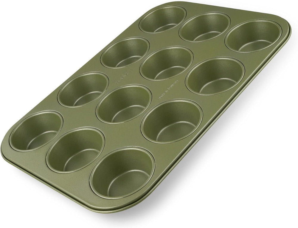 Zenker Muffinform Für 12 Stück – Ressourcenschonende Und Klimaneutrale Backform Für Muffins Und Cupcakes – 12Er Muffinblech Mit Veganer Antihaftbeschichtung Moldes y bandejas para hornear Naty Shop Muffinform