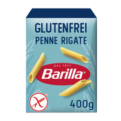 Pasta Penne Rigate Barilla sin gluten, elaborada con arroz y maíz – 1 paquete (1 x 400g)