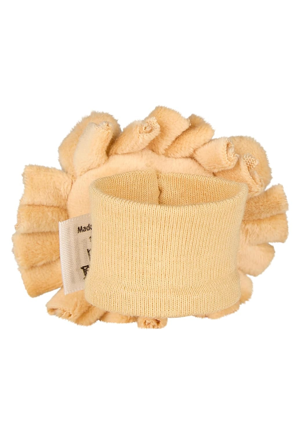 Sterntaler braț zornăitor leu Leo - Jucărie moale pentru copii cu zornăitor și bandă elastică - Pentru ca bebelușii să apuce și să se joace cu - Cadou ideal, ocru Jucarii Bebe Naty Shop