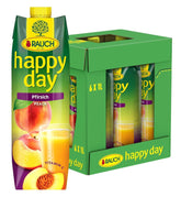 Rauch Feliz Día Melocotón | De frutos madurados al sol | 6 x 1 litro, Tetra Prisma Bebidas sin alcohol Naty Shop