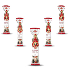 Bolas Reber Mozart - 5 bolsas de 5 dulces en la edición navideña - Auténticas bolas Reber Mozart, hechas de chocolate negro, mazapán y turrón