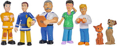 Simba 109252538 - Set Figuras Sam El Bombero, 6 Piezas, 2 Surtidos, Solo Incluye Una Versión, Muñecos De 5-7cm, A Partir De 3 Años Figuras De Acción Naty Shop