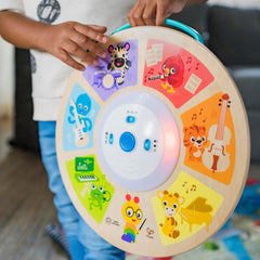 Baby Einstein, Hape, Cal's Smart Sounds Symphony Magic Touch Jucărie electronică din lemn cu activități în 3 limbi (engleză, franceză și spaniolă), 3 moduri, de la 6 luni Jucarii Bebe Naty Shop